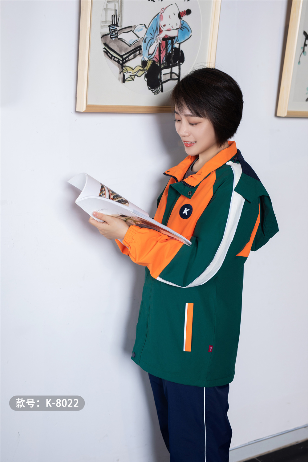 老師服沖鋒衣k8022